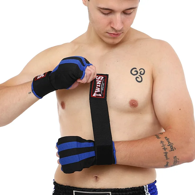 Швидкі бинти внутрішні рукавички мітенки TWINS


 TW-003A WRAP GEL (Чорний-синій)