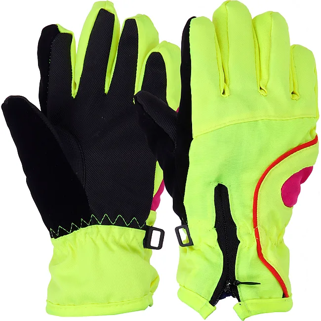 Перчатки лыжные детские зимние SP-SPORT C-3258 (Салатовый)
