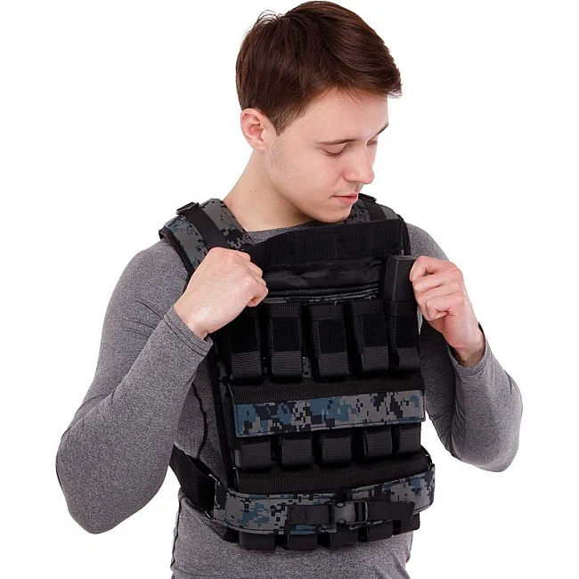 Утяжелительный жилет
 с регулируемым весом ZELART
 WEIGTH VEST TA-7817-30 вес-1-30кг