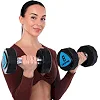 Гантели профессиональные
 с полиуретановым покрытием LiveUp LP8003-8 2шт по 8кг