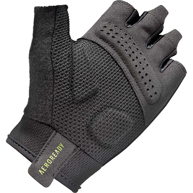 Перчатки для тренинга Adidas Essential Training Gloves черный, зеленый M