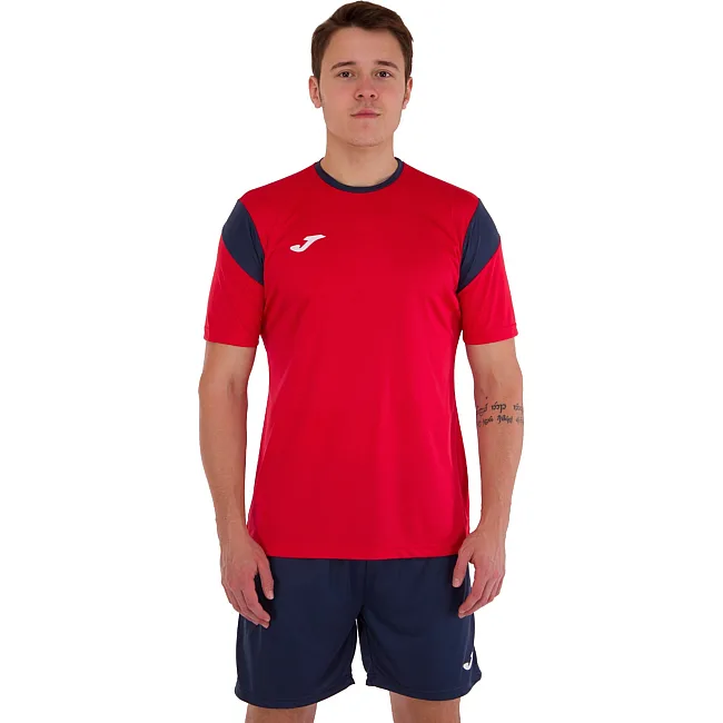 Футбольная форма
 комплект футболка и шорты JOMA

 PHOENIX 102741-603 4XS-XXL (Красный-темно-синий)