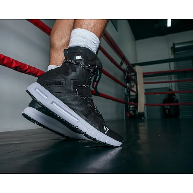 Боксерки для бокса TITLE Boxing High Point Black