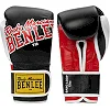 Боксерские перчатки Benlee BANG LOOP /Кожа/ Черно-красные