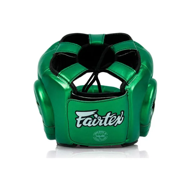 Боксерский шлем FAIRTEX HG17 Pro Sparring Green