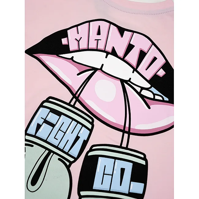 Футболка чоловіча MANTO x KTOF Pink