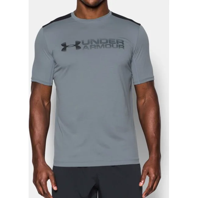 Футболка мужская UNDER ARMOUR Raid Microthread Steel