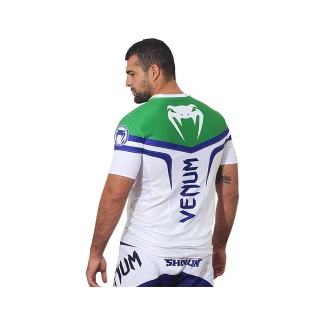 Футболка Venum Shogun UFC Edition Dry Tech T-shirt Ice - Green