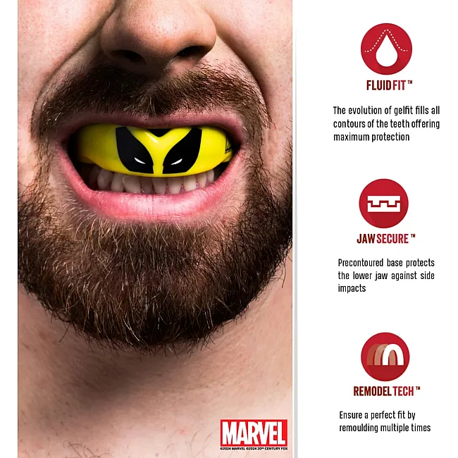 Капа для бокса SafeJawz Marvel Wolverine Adult