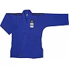 Кимоно для дзюдо Adidas Club (синий/чёрные полосы, J350B)