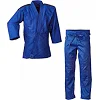 Кимоно для дзюдо Adidas Club (синий/чёрные полосы, J350B)