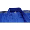 Кимоно для дзюдо Adidas Club (синий/чёрные полосы, J350B)