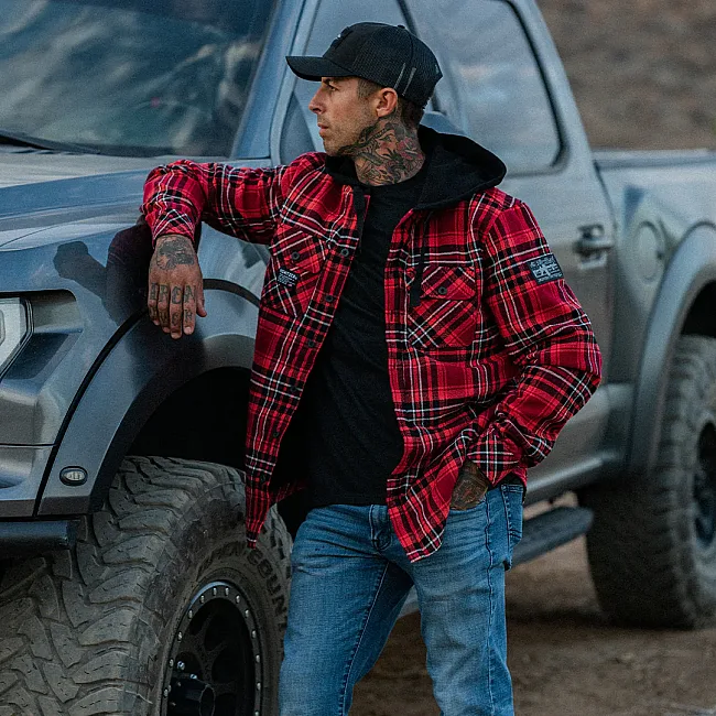 Куртка HOWITZER Detonate ed Flannel Red Multi