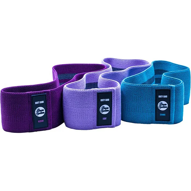 Набір тканевих резинок для фітнесу POWER SYSTEM PS-4097 Booty Band Set 3шт