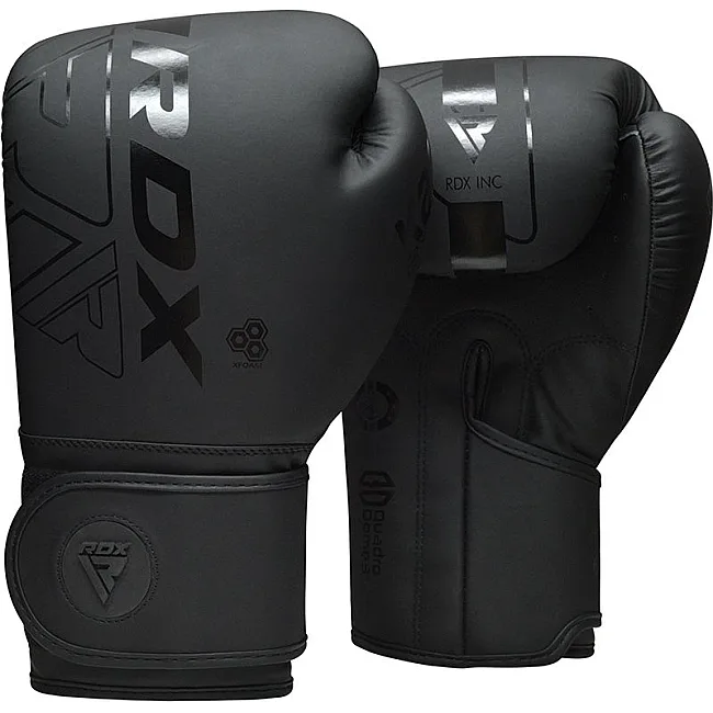 Перчатки для бокса RDX F6 Kara Matte Black