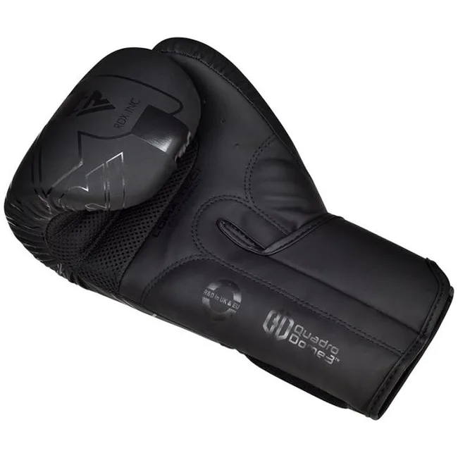Перчатки для бокса RDX F6 Kara Matte Black