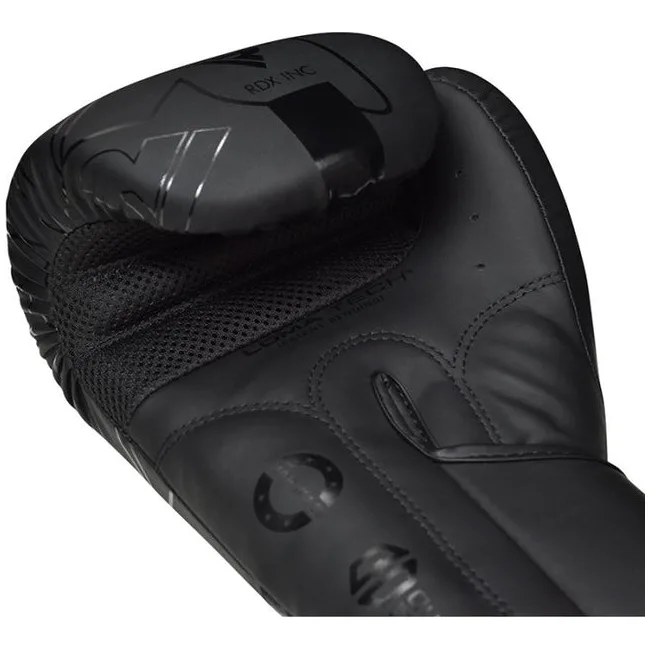 Перчатки для бокса RDX F6 Kara Matte Black