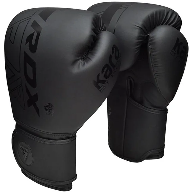 Перчатки для бокса RDX F6 Kara Matte Black