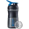 Спортивный шейкер-бутылка BLENDERBOTTLE SportMixer Flip 20oz/590мл Black/Cyan