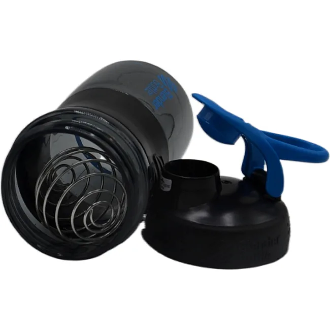 Спортивный шейкер-бутылка BLENDERBOTTLE SportMixer Flip 20oz/590мл Black/Cyan