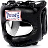 Боксерский шлем с металлическим каркасом Twins HGL10 Black