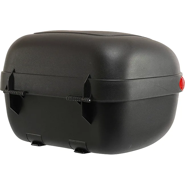 Центральный кофр задний для мотоцикла пластиковый Top Case JUHAO M-938 1шт 39x36x28см (Черный-красный)