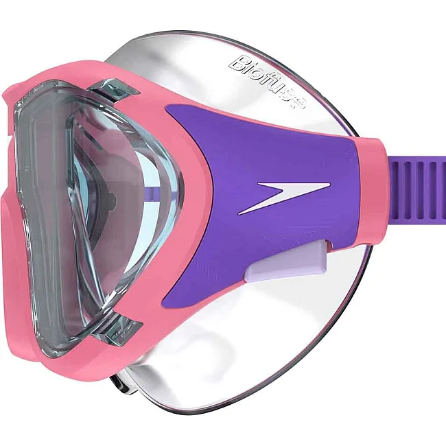 Очки для плавания Speedo JUNIOR BIOFUSE 2.0 MASK розовый, фиолетовый (для детей) One Size