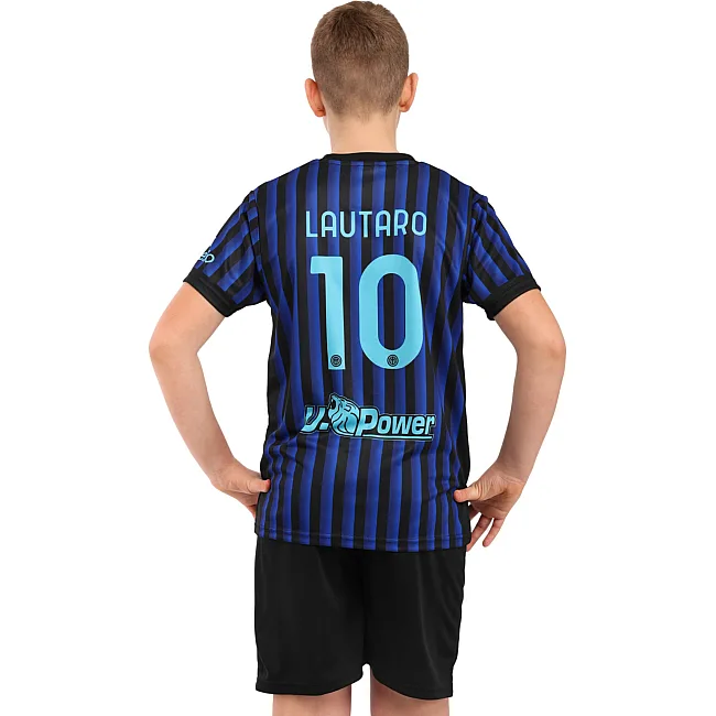 Футбольная форма детская с символикой клуба INTER MILAN домашняя 2026 SP-SPORT CO-7348 (Синий-черный)