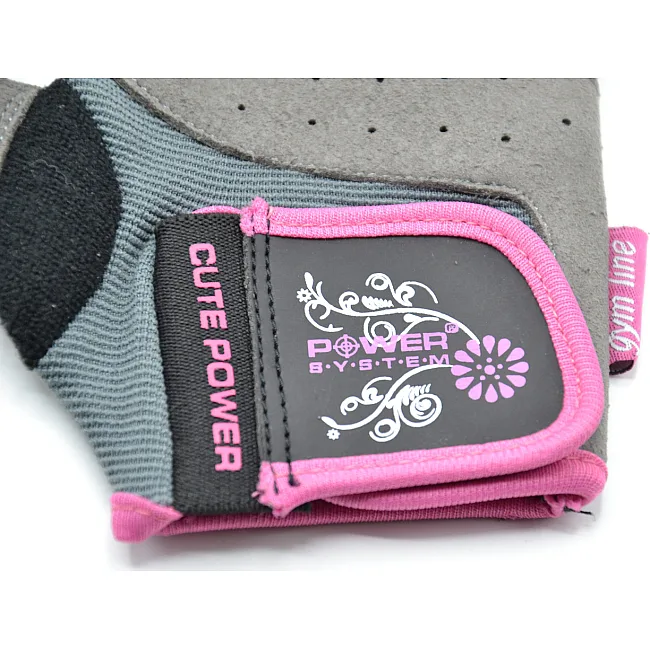 Перчатки для фитнеса Power System PS-2560 Cute Power женские Pink