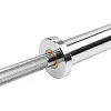 Гриф для гантели хромированный с замками ZELART TA-9695-25 (Хром)