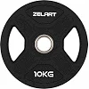 Млинці диски TPU 2 Handle металева втулка ZELART TA-6995-10 (Чорний)