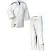 Кімоно для дзюдо Adidas Champion III з ліцензією IJF (білий/чорні смуги) J-IJF-2
