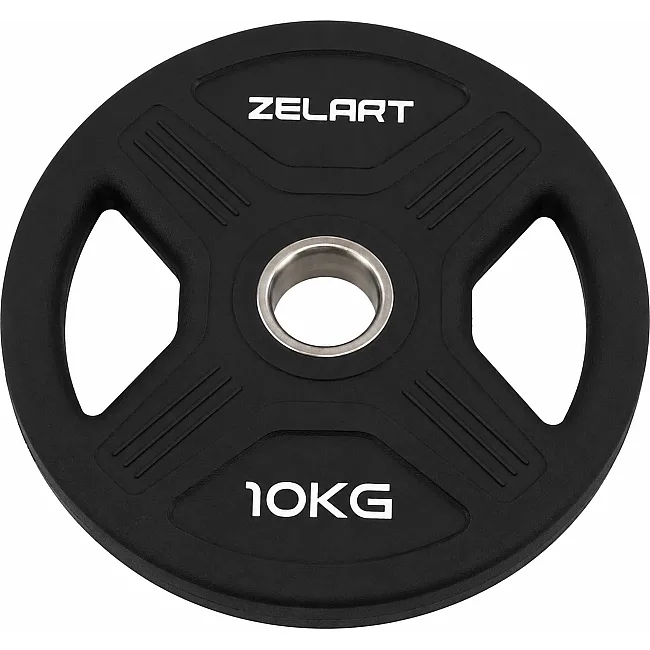 Млинці диски TPU 2 Handle металева втулка ZELART TA-6995-10 (Чорний)