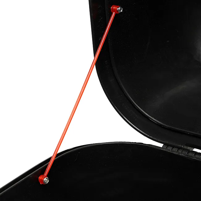 Центральный кофр задний для мотоцикла пластиковый Top Case JUHAO M-938 1шт 39x36x28см (Черный-красный)