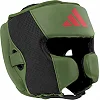 Боксерський шолом Adidas Power 50 хакі/червоний | C50HG