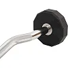 Штанга неразборная с фиксированным весом изогнутая PEV HAMMER STRENGHT TA-9978-15 (Черный)
