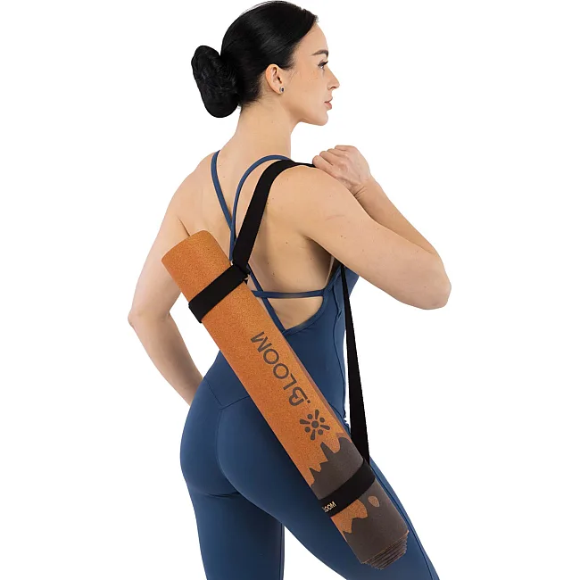 Ремень-стяжка для переноски коврика BLOOM YOGA PAD STRAP LB7089 (Черный)