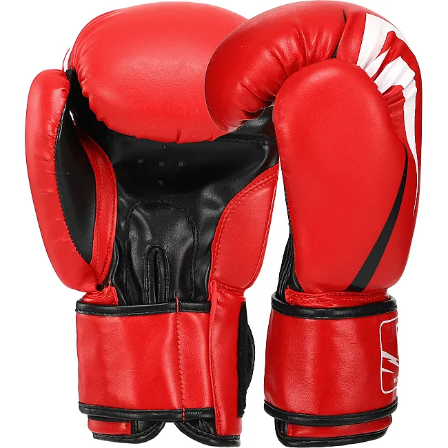 Рукавички для боксу PU ZELART SHARP MA-5315 (Червоний)