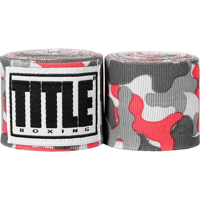 Бинты боксерские эластичные TITLE Boxing Print Mexican Stile Camo Color Pop 4.5м