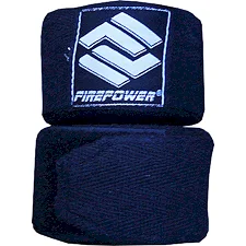 Бинты боксерские FirePower FPHW6 Cotton 4,5м Черные