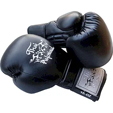 Боксерские перчатки Thai Professional BG3 NEW Черные