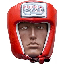 Боксерский шлем FirePower FPHG2 Красный