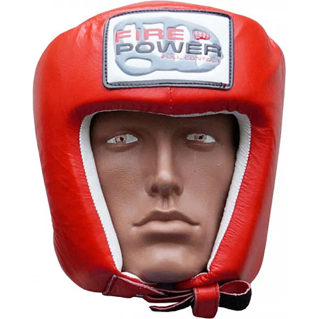 Боксерский шлем FirePower FPHG2 Красный