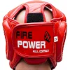 Боксерский шлем FirePower FPHG3 Красный