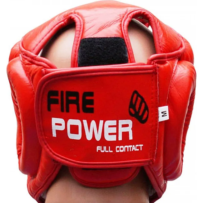 Боксерский шлем FirePower FPHG3 Красный