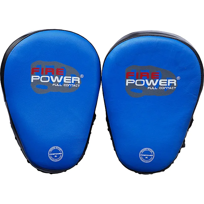 Лапы боксерские FirePower CG3 Синие с черным