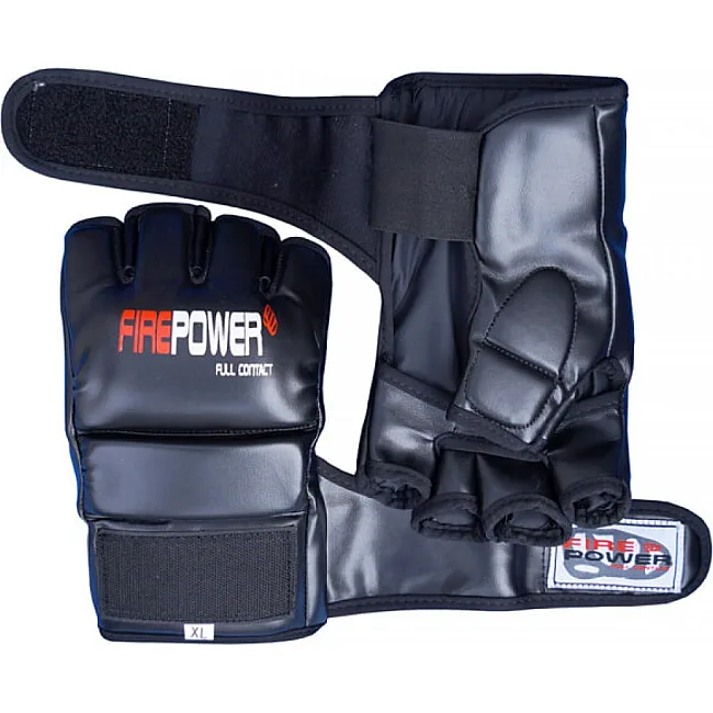 Перчатки MMA FirePower FPMGA1 Черные