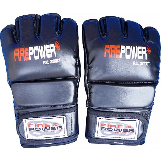 Перчатки MMA FirePower FPMGA1 Черные
