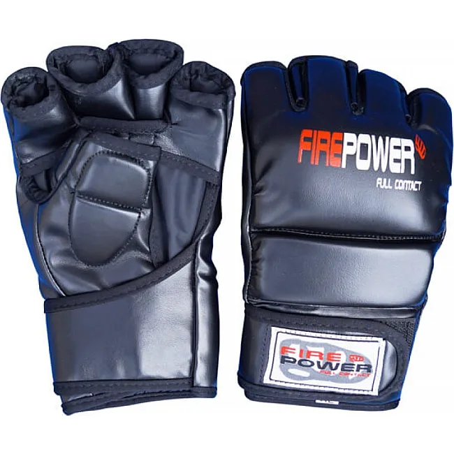 Перчатки MMA FirePower FPMGA1 Черные
