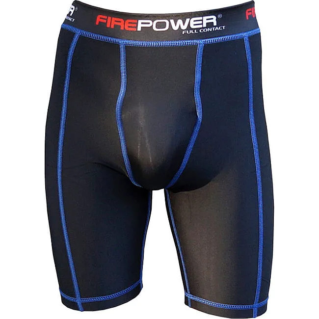 Шорты компрессионные FirePower FPCS1 Черные с синим